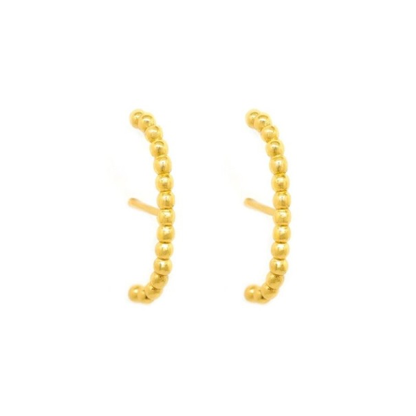 Pendientes de mujer H740 dorado 4