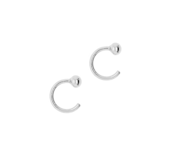 Pendientes de mujer H753 plateado