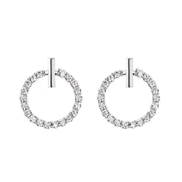 Pendientes de mujer H763 plateado