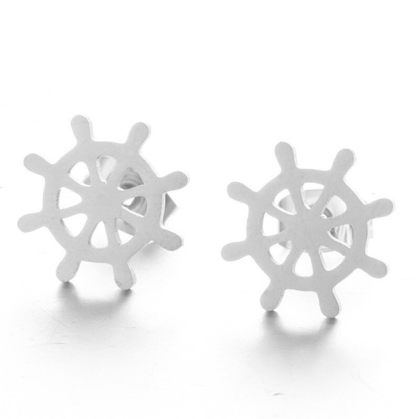 Pendientes de mujer H822 plateado 9