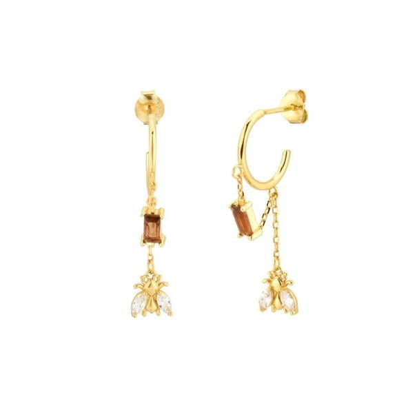 Pendientes de mujer H842 dorado 6