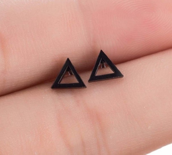 Pendientes de mujer H864 negro 5