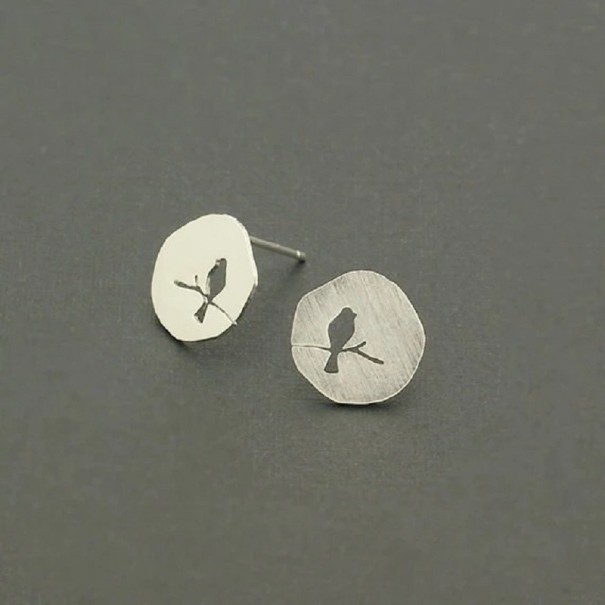 Pendientes de mujer J205 plateado