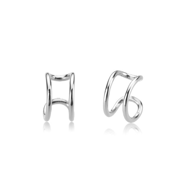 Pendientes de mujer plateado 2