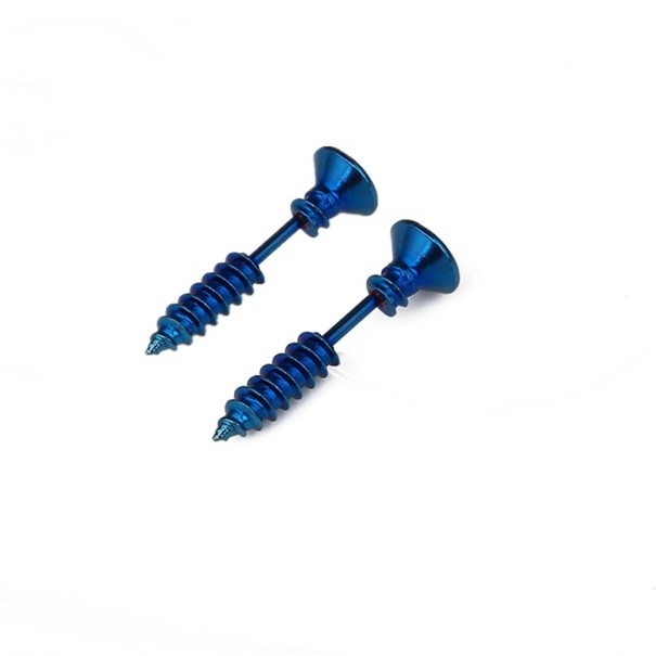 Pendientes G2517 azul oscuro