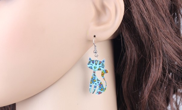 Pendientes - gato J2924 3