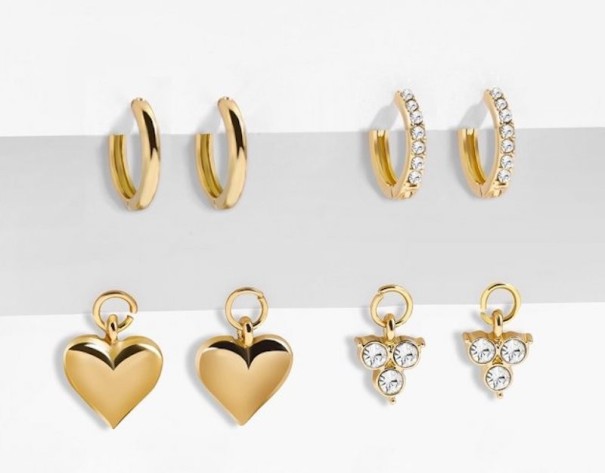 Pendientes mujer 4 pares A2539 1