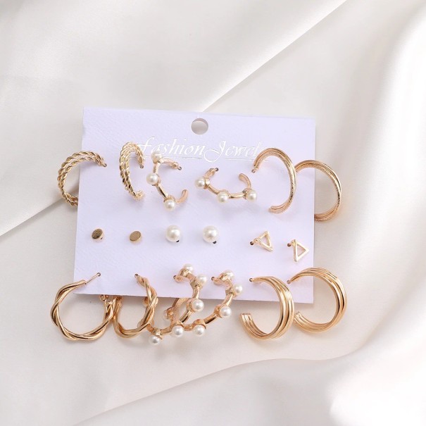 Pendientes mujer 9 pares A3154 2