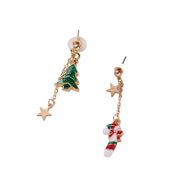 Pendientes navideños mujer N986 1