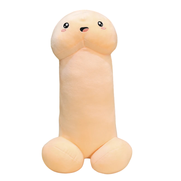 Penis de peluche 90 cm com rosto 4