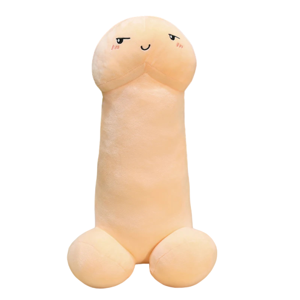 Pénis en peluche 90 cm Pénis en peluche avec visage 3