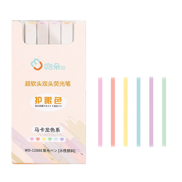 Pennarelli quadrati 6 colori 1