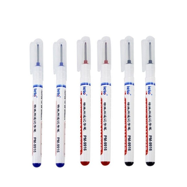 Pennarello con punta lunga 6 pz Multicolore