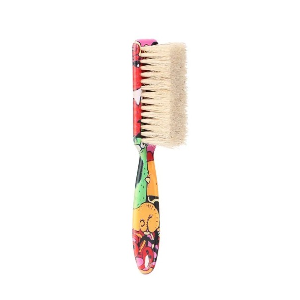 Pennello da barbiere professionale quadrato per capelli setole di cavallo strumento di pulizia per salone e uso domestico 1