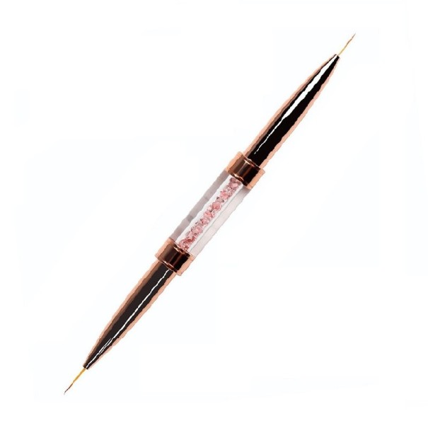 Pennello per decorare unghie 9 mm/11 mm marrone