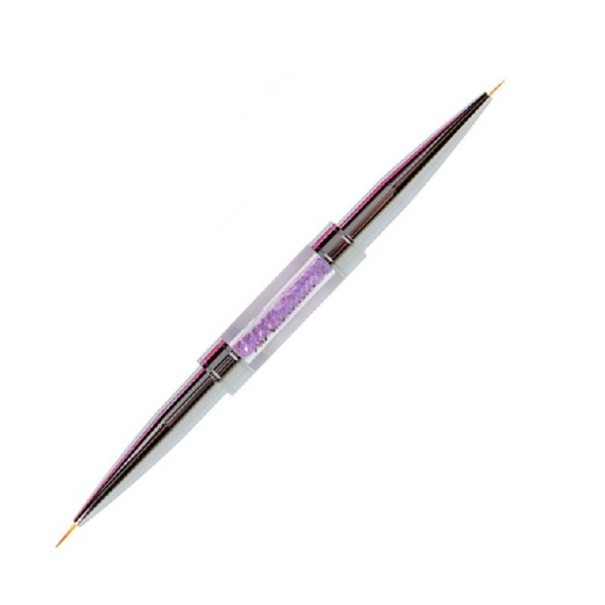 Pensula pentru decorarea unghiilor 5 mm / 7 mm roz închis