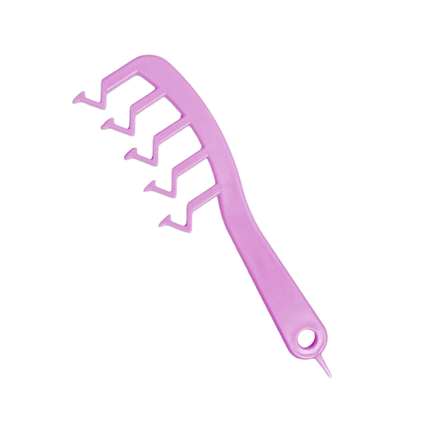 Pente para cabelo T1063 roxo claro
