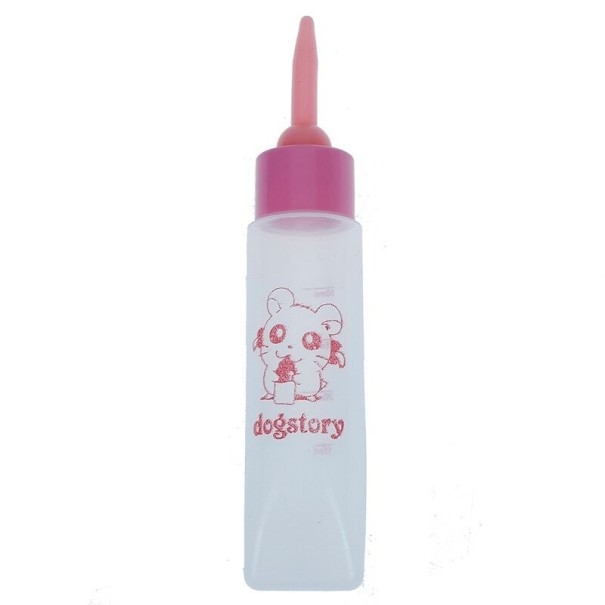 Pentujen ja kissanpentujen tuttipullo 30 ml vaaleanpunainen 2