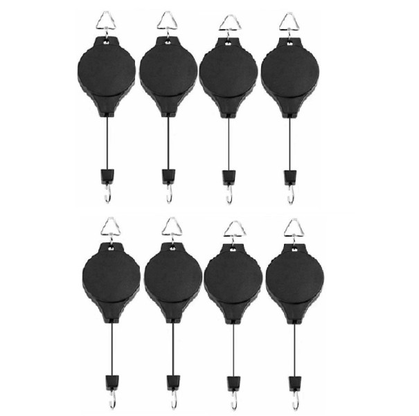 Percha ajustable para macetas 8 uds.