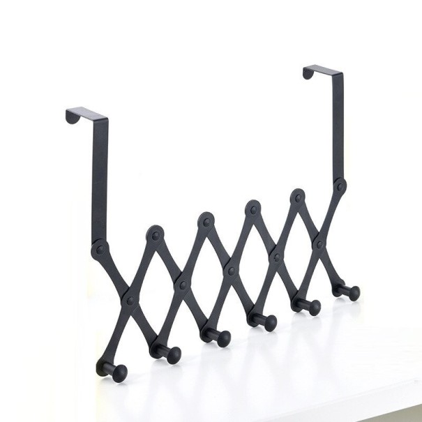 Percha colgante plegable negro L