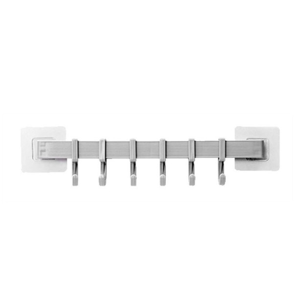 Percha de pared con ganchos C659 gris