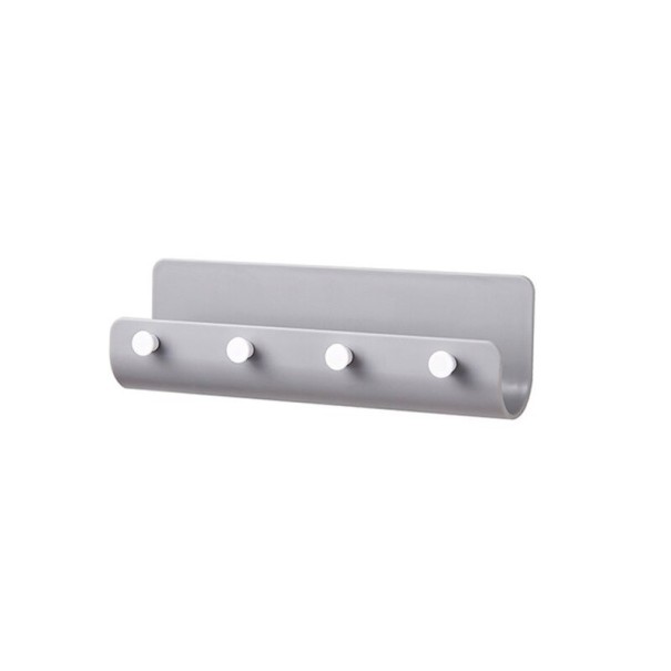 Percha de pared con ganchos C671 gris