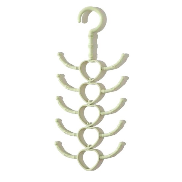 Percha para cinturones y corbatas C695 verde