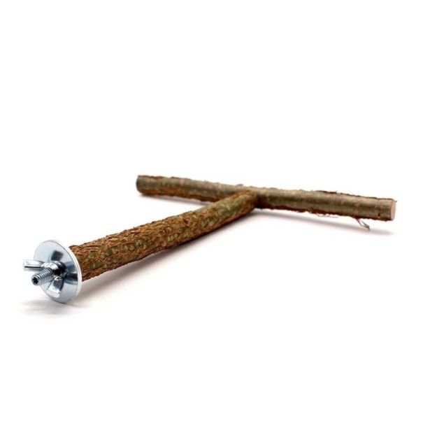 Perchoir en bois pour oiseaux C803 1