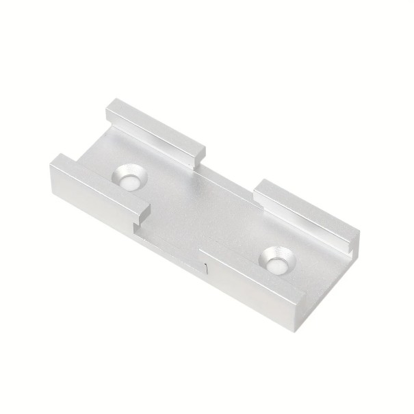 Perfil em T para parafusos T 80x30 mm liga de alumínio barra de montagem para criar uma guia e fixar dispositivos prateado