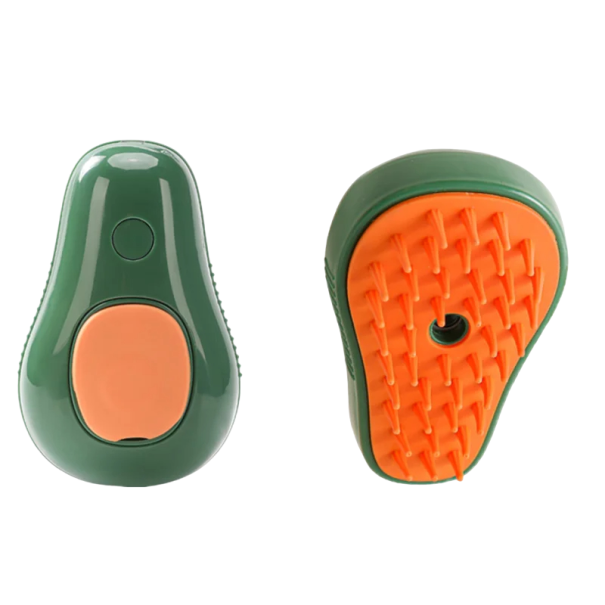 Perie cu abur pentru pisici si caini Pieptene cu abur pentru caini Perie cu abur pentru pisici Perie cu abur pentru masaj 10 x 6,5 cm verde