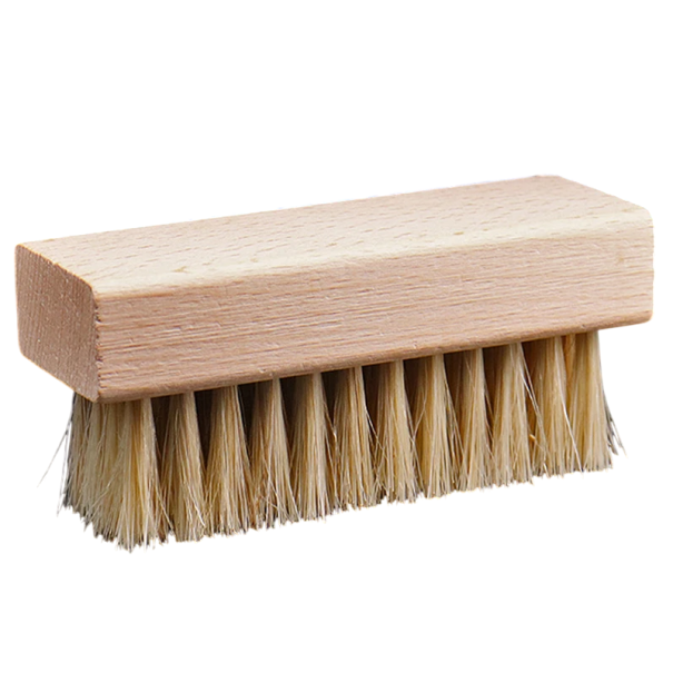 Perie din lemn pentru pantofi cu peri moi Mâner ergonomic ușor pentru curățarea încălțămintei Îngrijire delicată pentru piele și velur 2