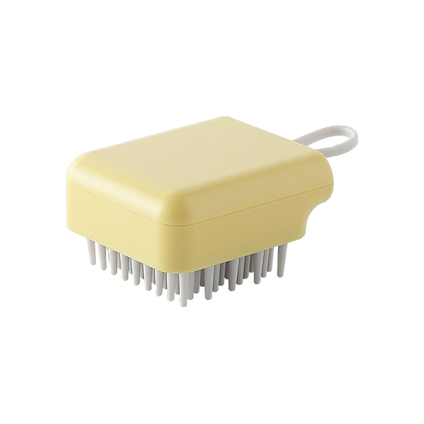 Perie pentru masaj pentru cap Z358 galben