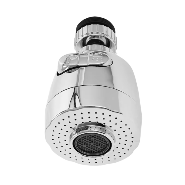 Perlador universal de fregadero con 2 modos, rotación de 360° y tubo extensible, acero inoxidable, filtro contra salpicaduras de agua para cocina y baño 1