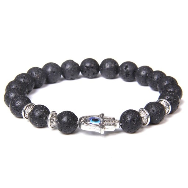 Perlenarmband mit Teufelsauge 19 cm 2