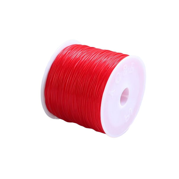 Perlenschnur 0,8 mm x 50 m rot