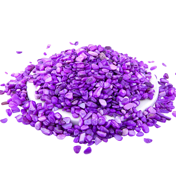 Perles naturelles en coquillages 3–5 mm 20 g matériau naturel petites perles pour la fabrication de bijoux et la création créative violet