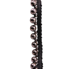 Perlová krajková stuha 1,5 cm 91 cm Dekoračná stuha s imitáciou perál DIY tvorenie Polyesterová ozdobná krajka pre svadobné dekorácie šitie strieborná