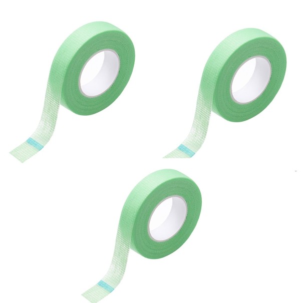 Permanent øjenvippeapplikatortape 3 stk. grøn Permanent øjenvippeapplikatortape 3 stk. grøn