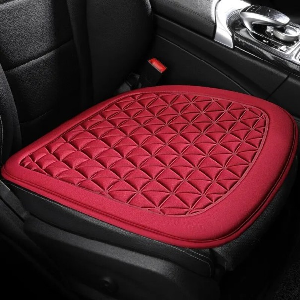 Pernă 3D scaun auto Protector scaun auto Scaun confortabil respirabil Ușor de curățat Lavabil Potrivire universală Design elegant roșu