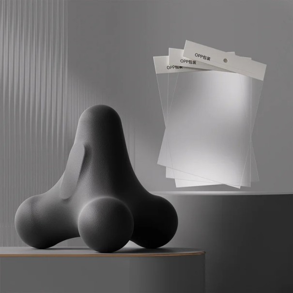 Pernă de masaj pătrată pentru relaxarea mușchilor, formă pentru confort și ameliorarea tensiunii, prindere magnetică negru
