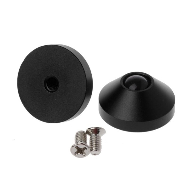 Pés para teclado 2 pcs preto