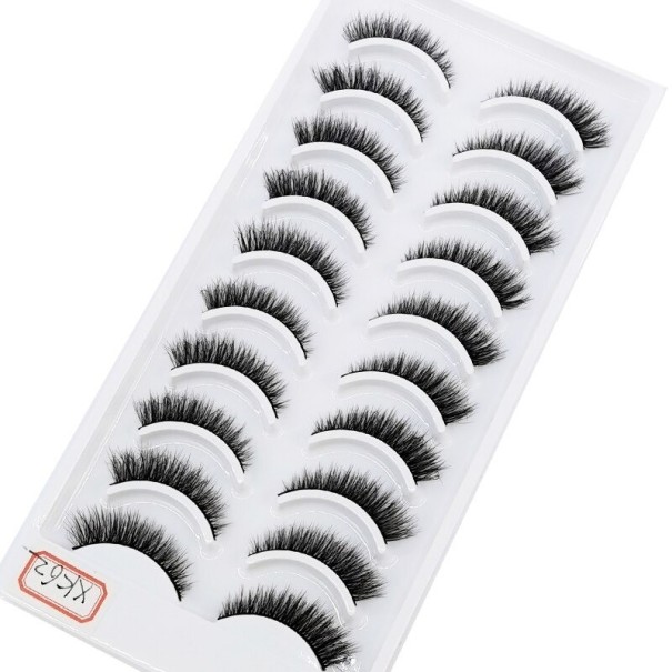 Pestañas postizas adhesivas 10 pares 5