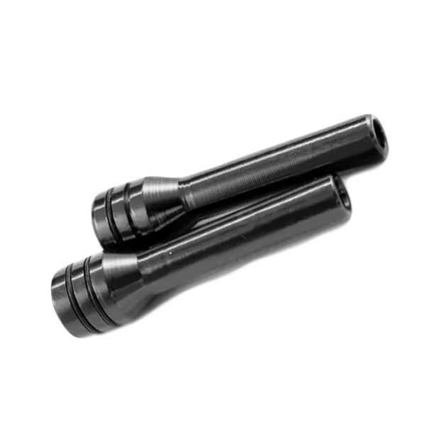 Pestillos para puertas de coche 2 uds. negro