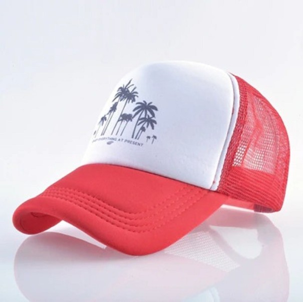 Pet met palmbomen rood