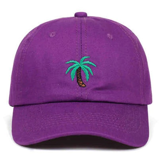 Pet met palmboom paars