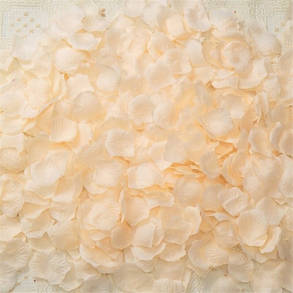 Pétalos de rosa 100 uds. Beige