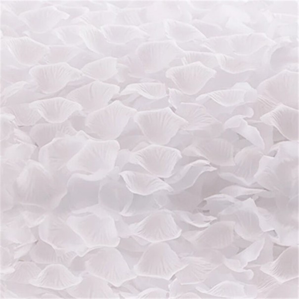 Pétalos de rosa 500 uds. blanco