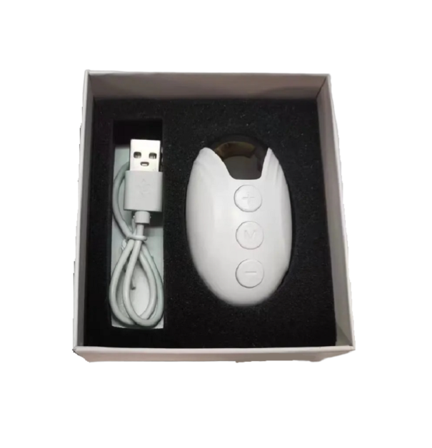 Petit appareil à microcourant portable pour aider à s'endormir Dispositif pour soulager l'insomnie Outil de relaxation à microcourants blanc