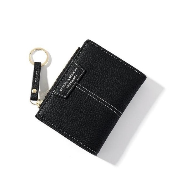 Petit portefeuille pour femmes noir