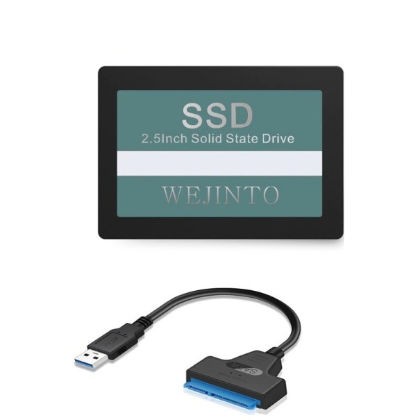 Pevný disk SSD s USB adaptérem 256GB